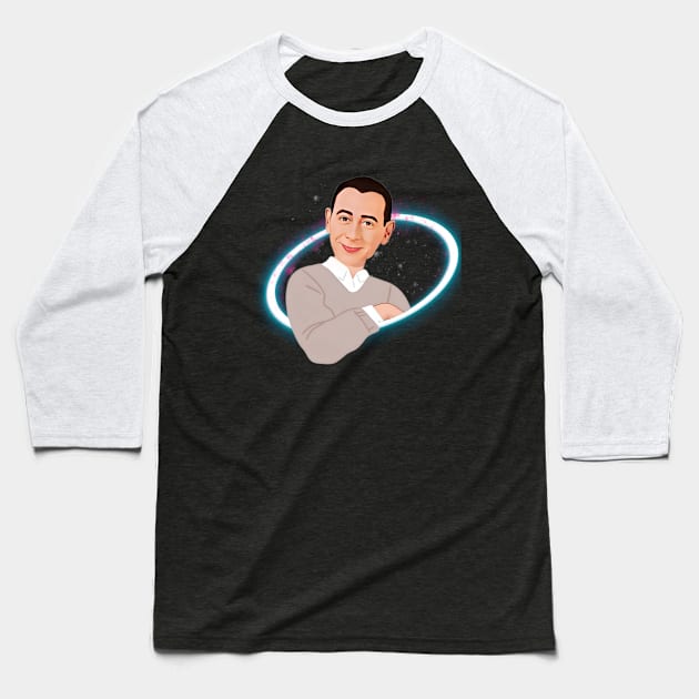 Remembering pee wee herman Baseball T-Shirt by Fadedstar